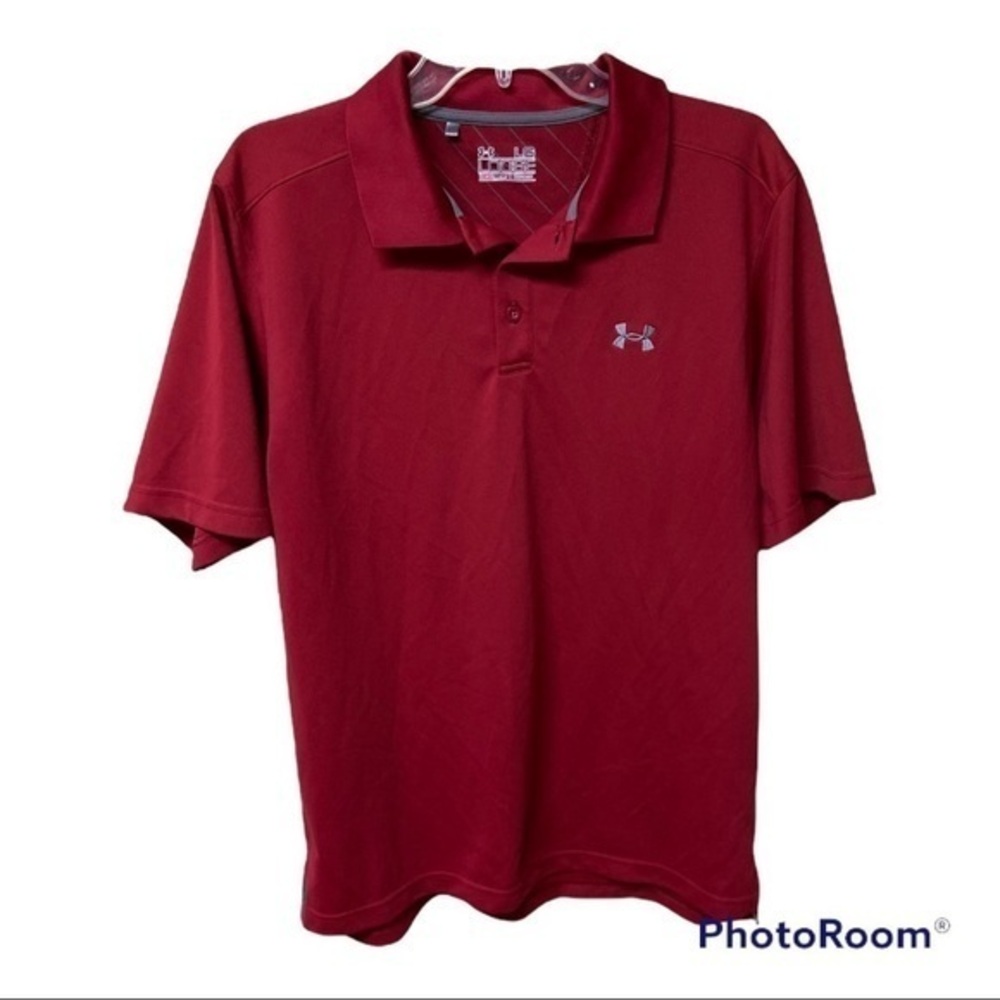 UNDER ARMOR LOOSE FIT HEAT-GEAR POLO SHIRT